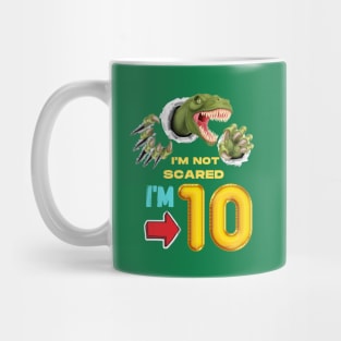 10th Birthday Dinosaur Mug